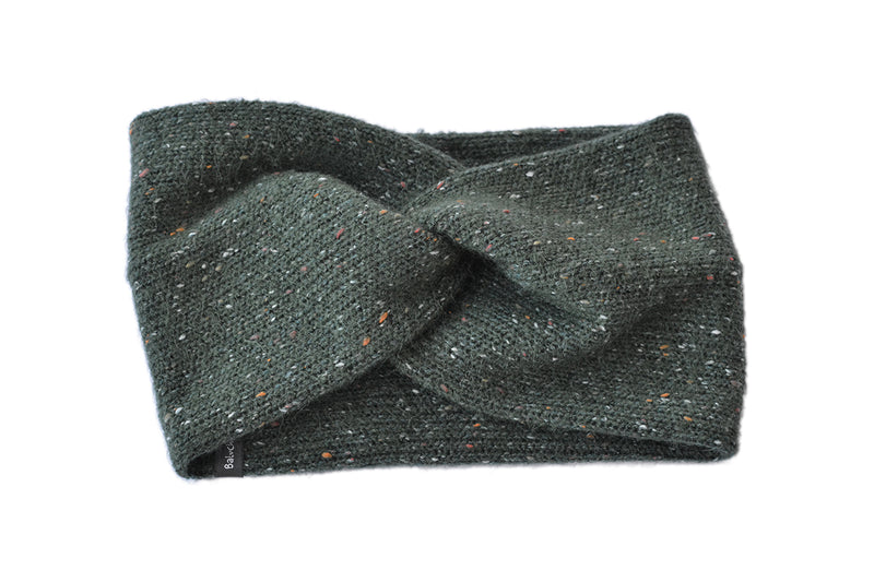 Bandeau tricot chiné croisé | BALUCHON