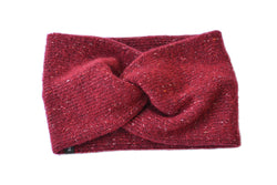 Bandeau tricot chiné croisé | BALUCHON