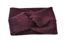 Bandeau tricot chiné croisé | BALUCHON