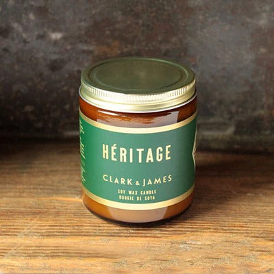 Bougie de soya Clark & James | 205 g | Dot & Lil