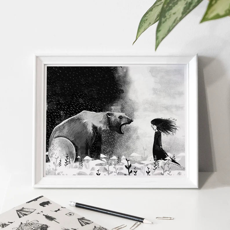 Illustration Le cri | Geneviève Andersen