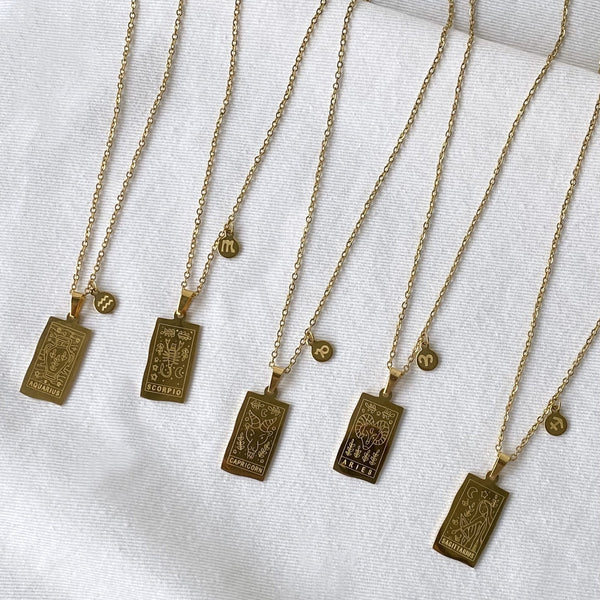 Collier zodiac or | Horace jewelry