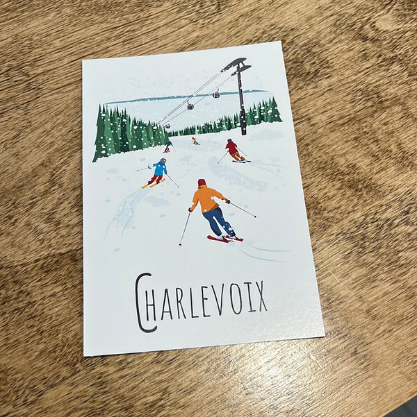 Carte postale Charlevoix | M.O. graphiste