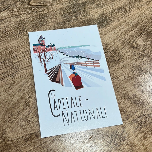 Carte postale Capitale-nationale | M.O. graphiste