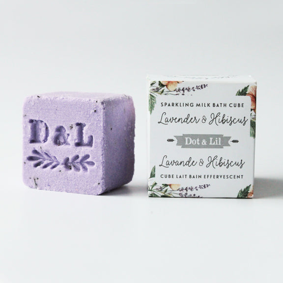 Cube lait de bain effervescent | Dot & Lil