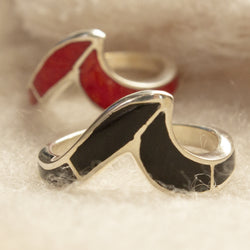 Bague en V  | Argent sterling | Soleil soleil